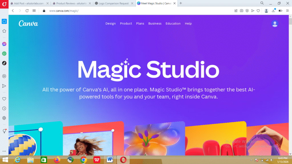 canva magic studio vs adobe express