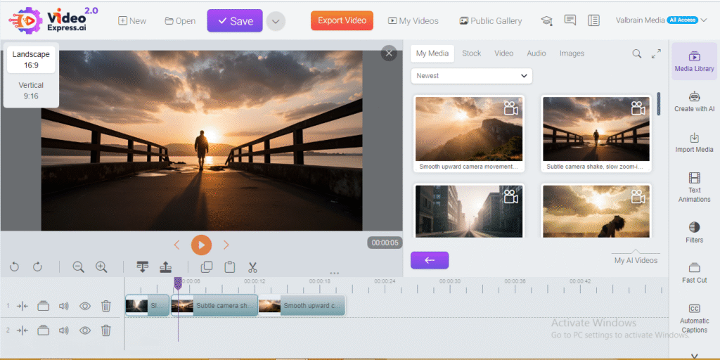 create faceless storytelling videos using VideoExpress AI