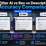 Otter AI vs Rev vs Descript: Accuracy Comparison (Real Audio Test)